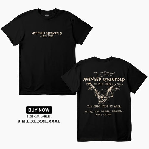 A7X Tour Vintage Oversized Graphic Cotton Tee
