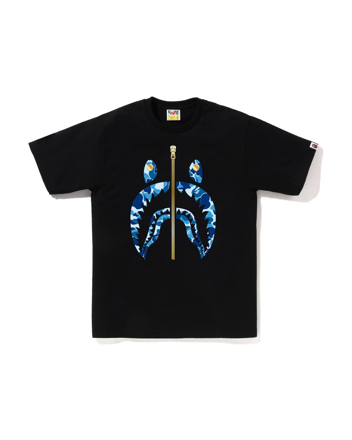 Abc Camo Shark Tee Oversized Design Streetwear